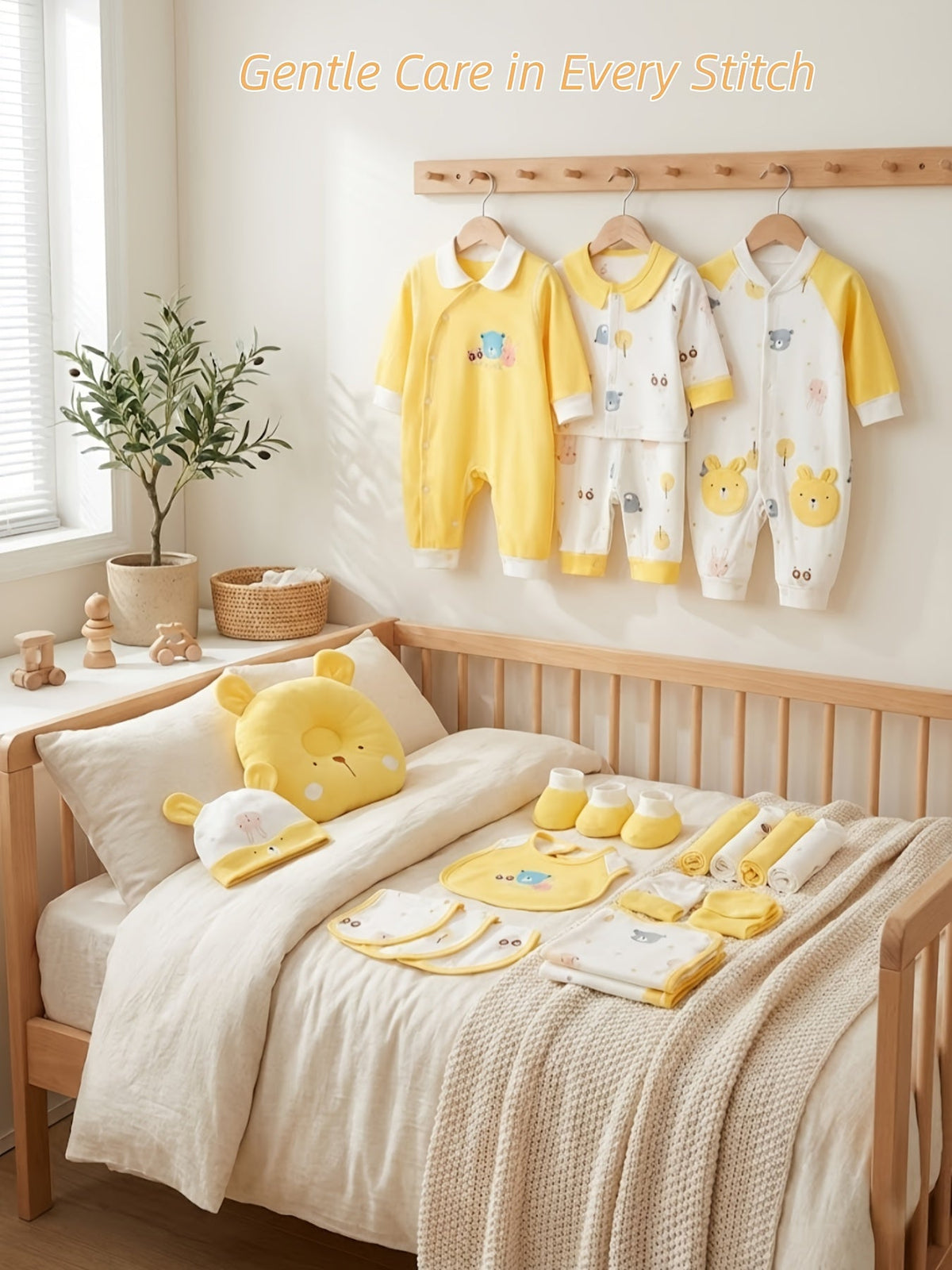Baby & Toddler Outfit Set – Baby Mixed colors Long-Sleeve Romper – Colorway 89349