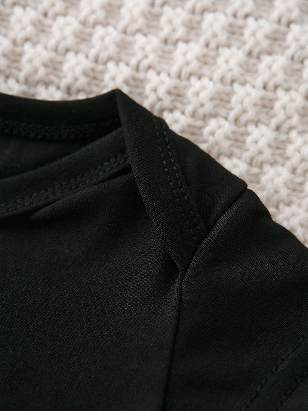 Baby Boy Big Sister Cotton Bodysuit in Black with Funny Family Lettering and Short Sleeves for Daily Wear