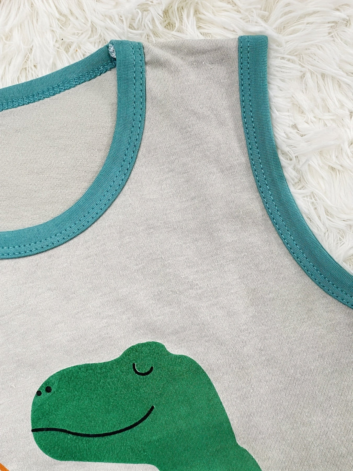 Boys' Tank Shorts Sets in an 8-Piece Cartoon Animal Pack for Easy Summer Outfits and Everyday Changes