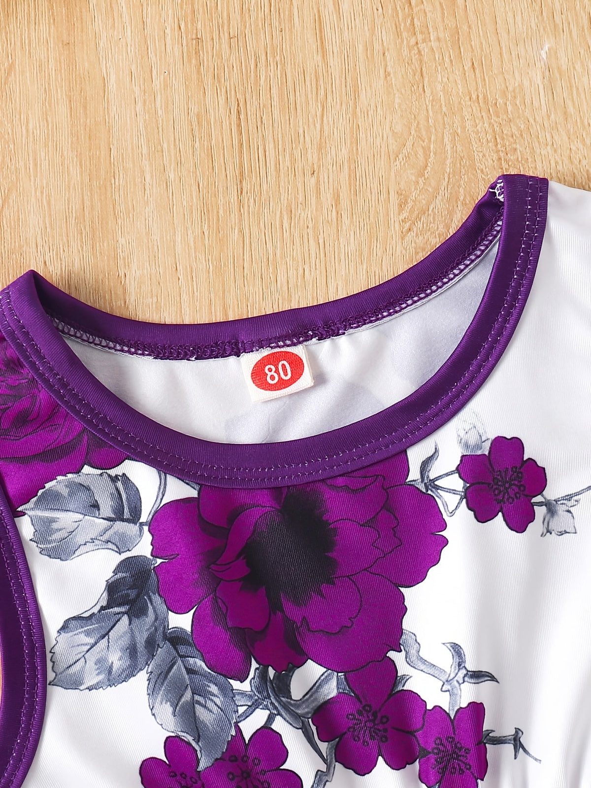Baby Girls' Tie-Dye Bodysuit Set with Sleeveless Cuts and Coordinating Bow Headbands for Summer Outfits