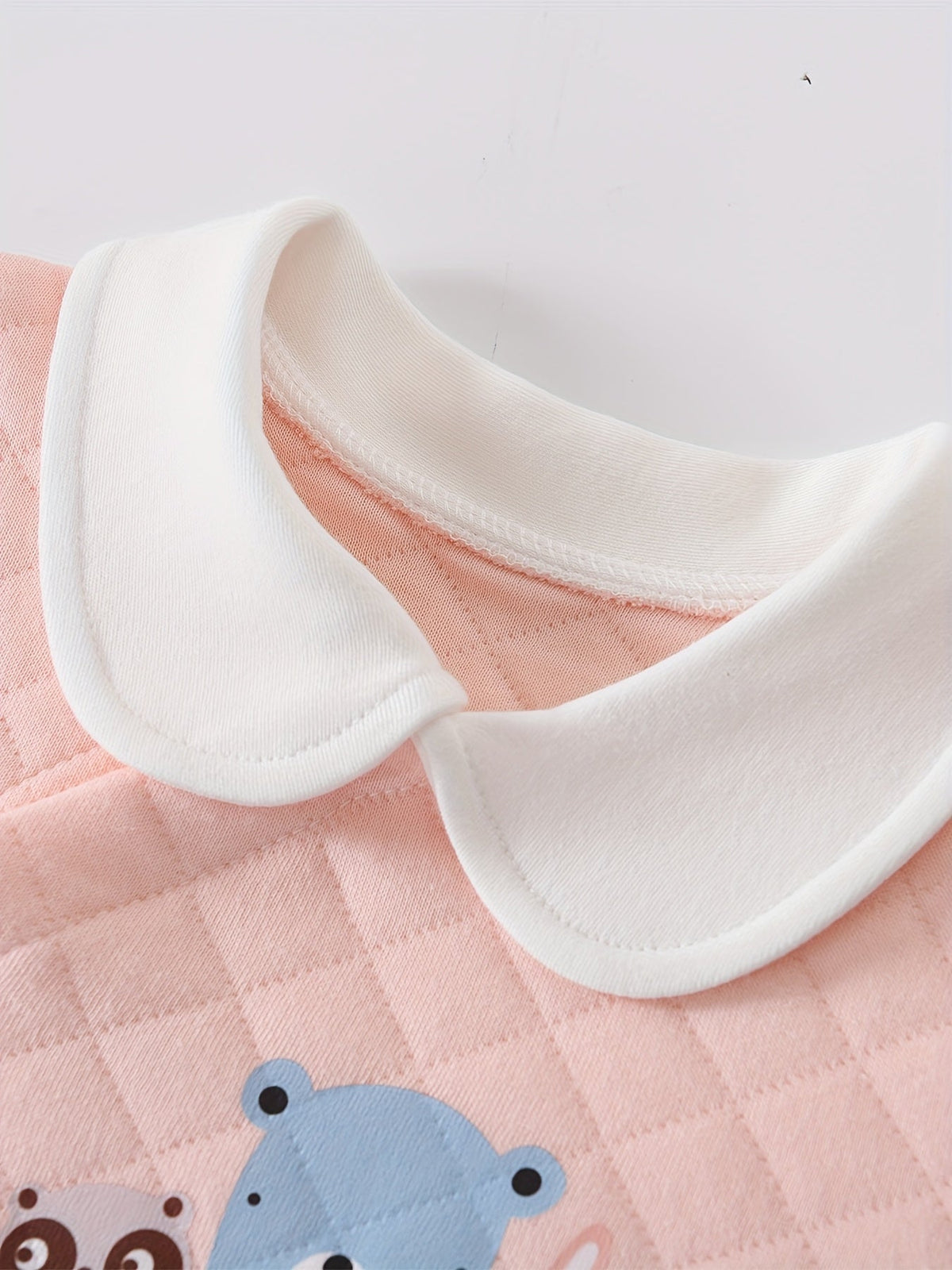 Pink Baby Clothing Set Featuring 26 Pieces of Bear Print Outfits, Bibs and Receiving Blankets