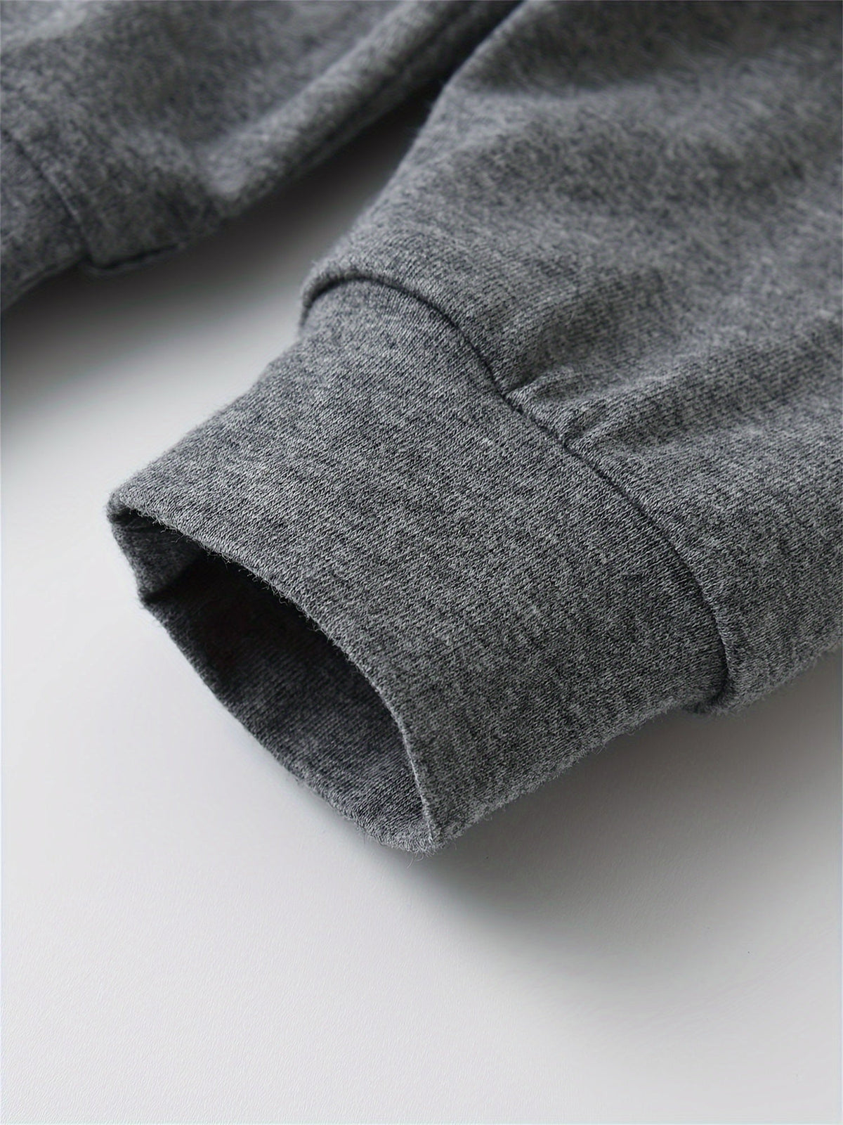 Baby Outfit Set with a Dad's Little Dude Bodysuit and Gray Pants Plus Matching Hat for Newborn Boys