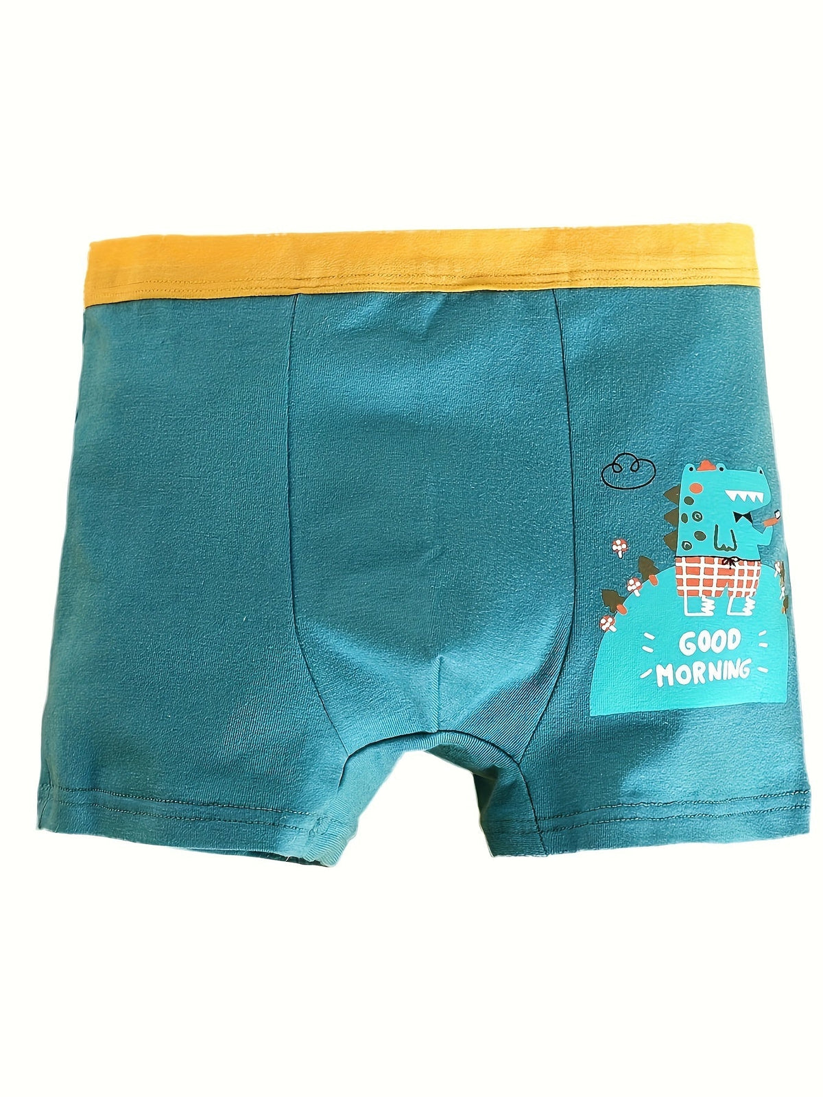 Boys' Cotton Blend Boxer Briefs Eight Pack with Dinosaur and Animal Prints for Everyday Underwear Changes