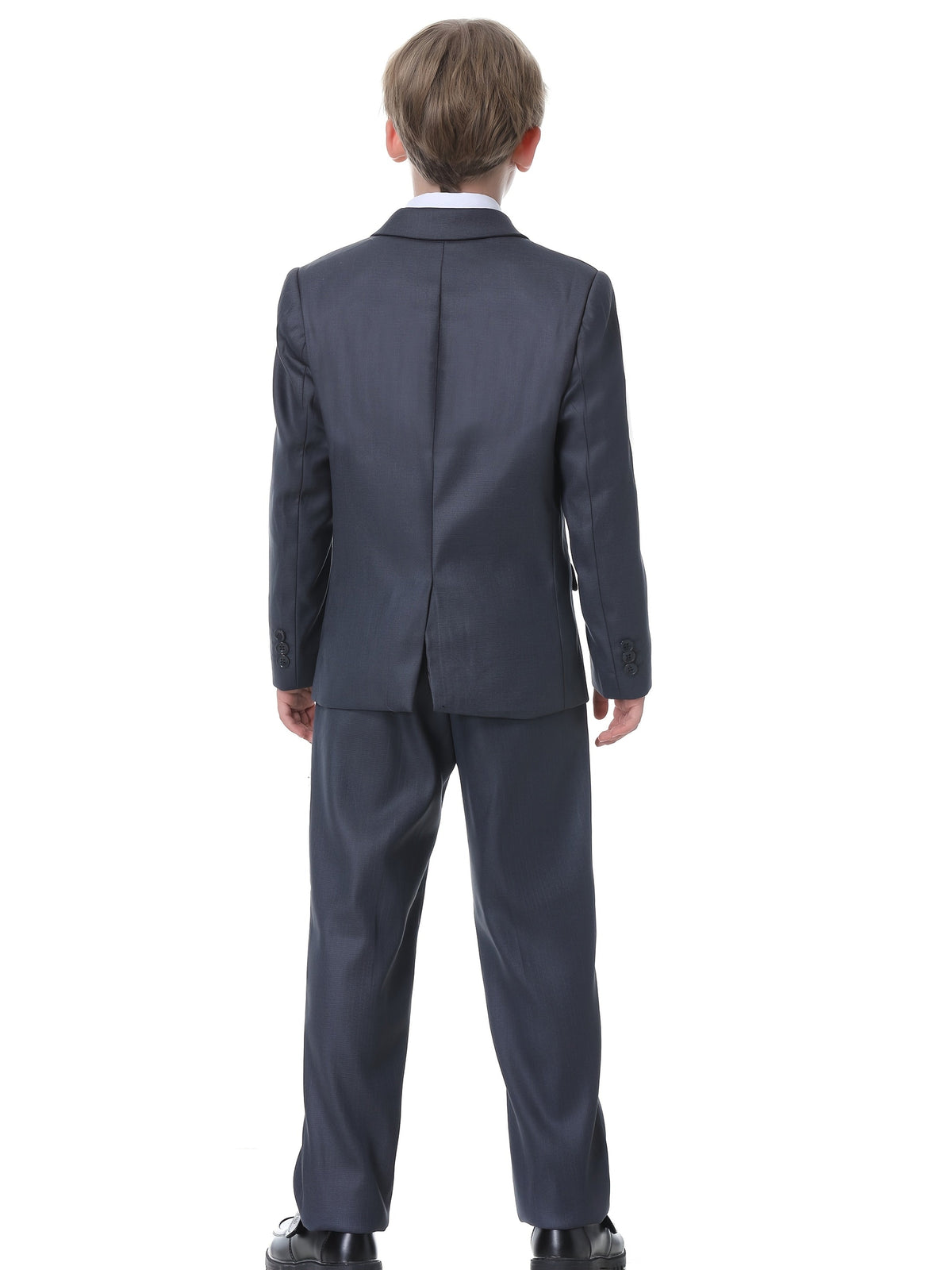 Boys' Three-Piece Formal Suit Set of Jacket, Vest and Trousers for Weddings and Special Occasions