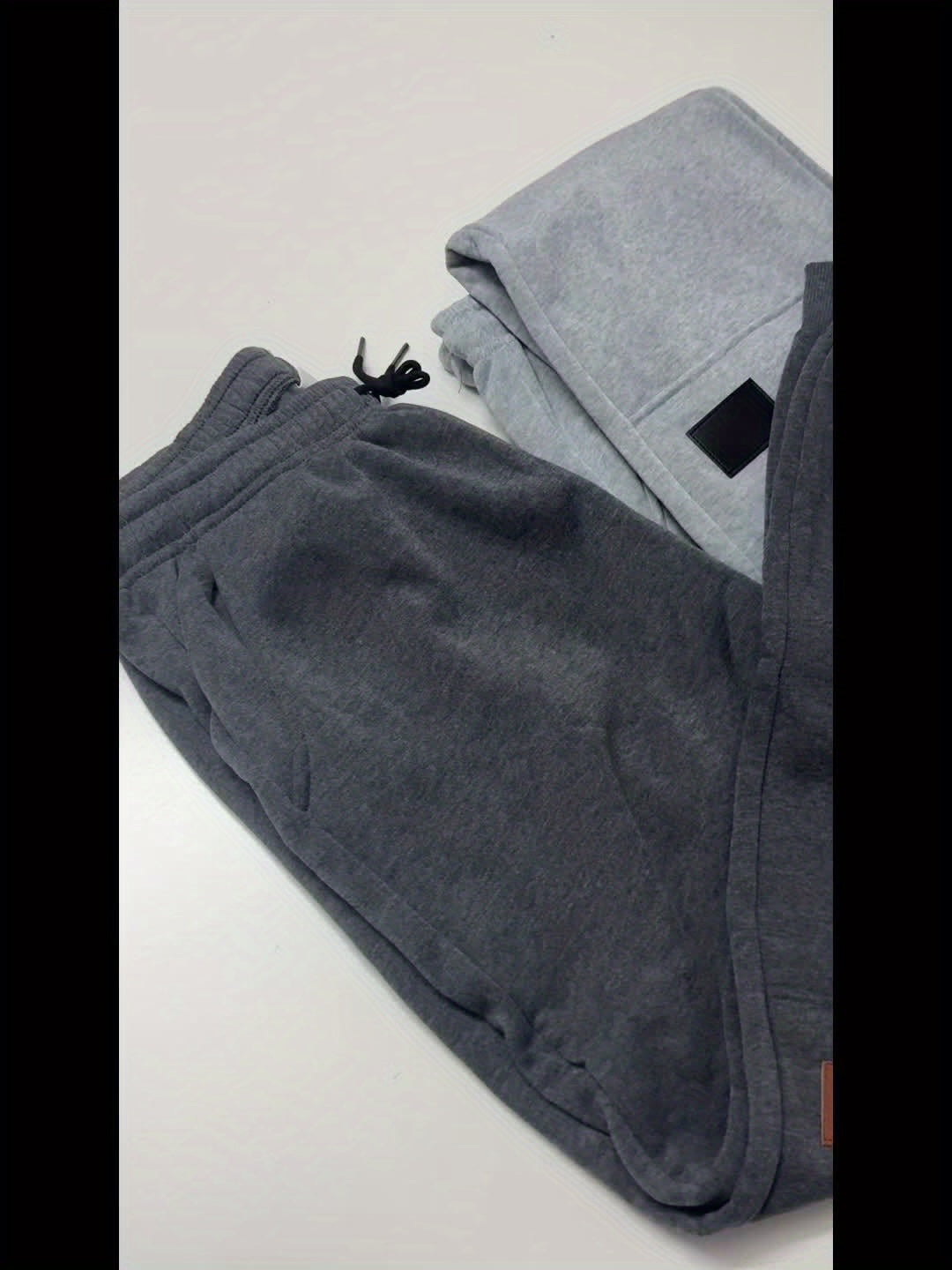 Boys' Fleece Jogger Pants Three Pack with Drawstring Waists and Ribbed Cuffs for Cooler Weather Outfits