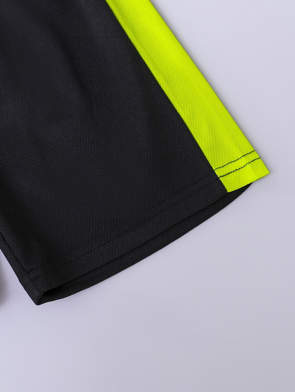 Boys' Shorts Set with a Bright SPORT Graphic T-Shirt and Contrast Stripe Shorts for Summer Activities