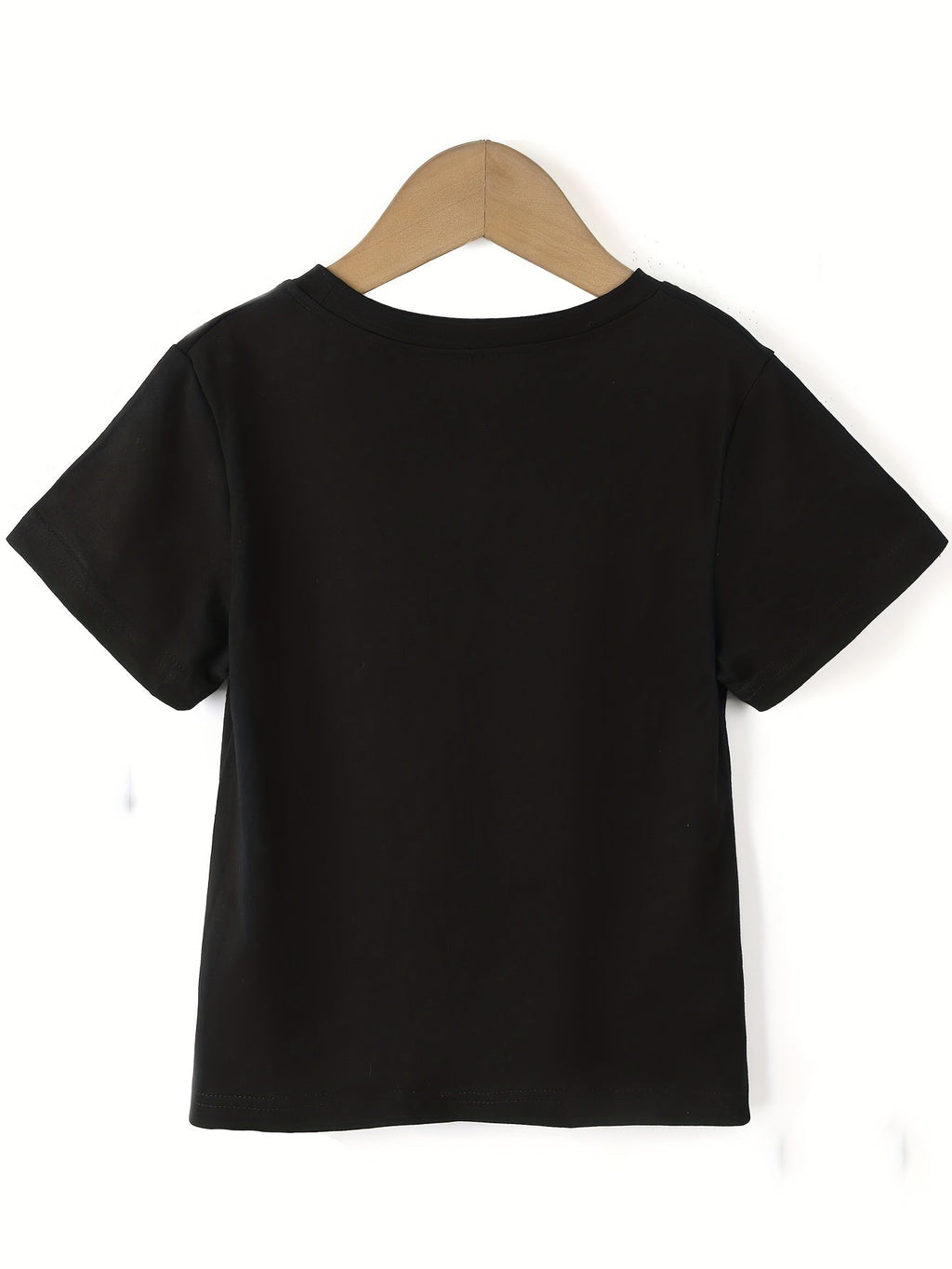 Boys' When God Made Me Graphic T-Shirt in Black with Orange and Yellow Lettering for Casual Wear