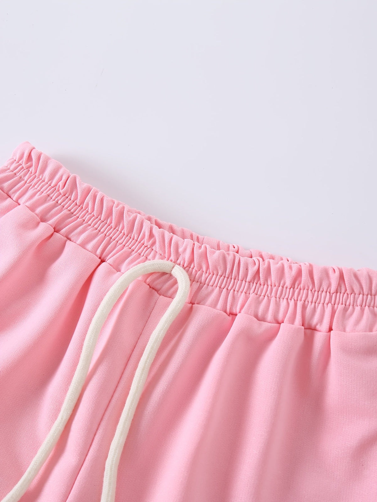 Girls' Heart Print Shorts 4-Pack with Bow Front Detail and Mixed Colors for Spring and Summer Outfits