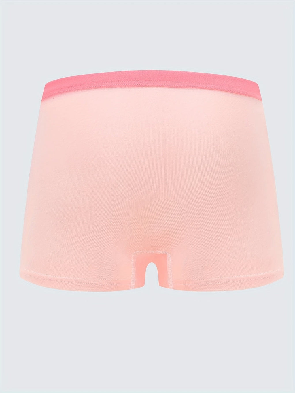 Girls' Ten-Pack Cotton Boxer Briefs in Random Cartoon Prints with Contrast Waistbands for Daily Changes