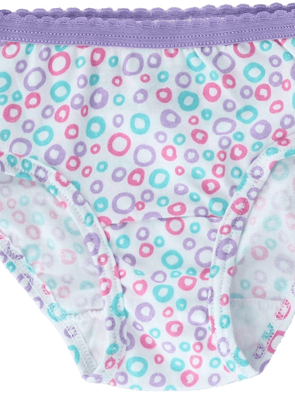 Toddler Girls' Cotton Briefs 10-Pack in Assorted Prints and Colors with Soft Waistbands for Daily Changes