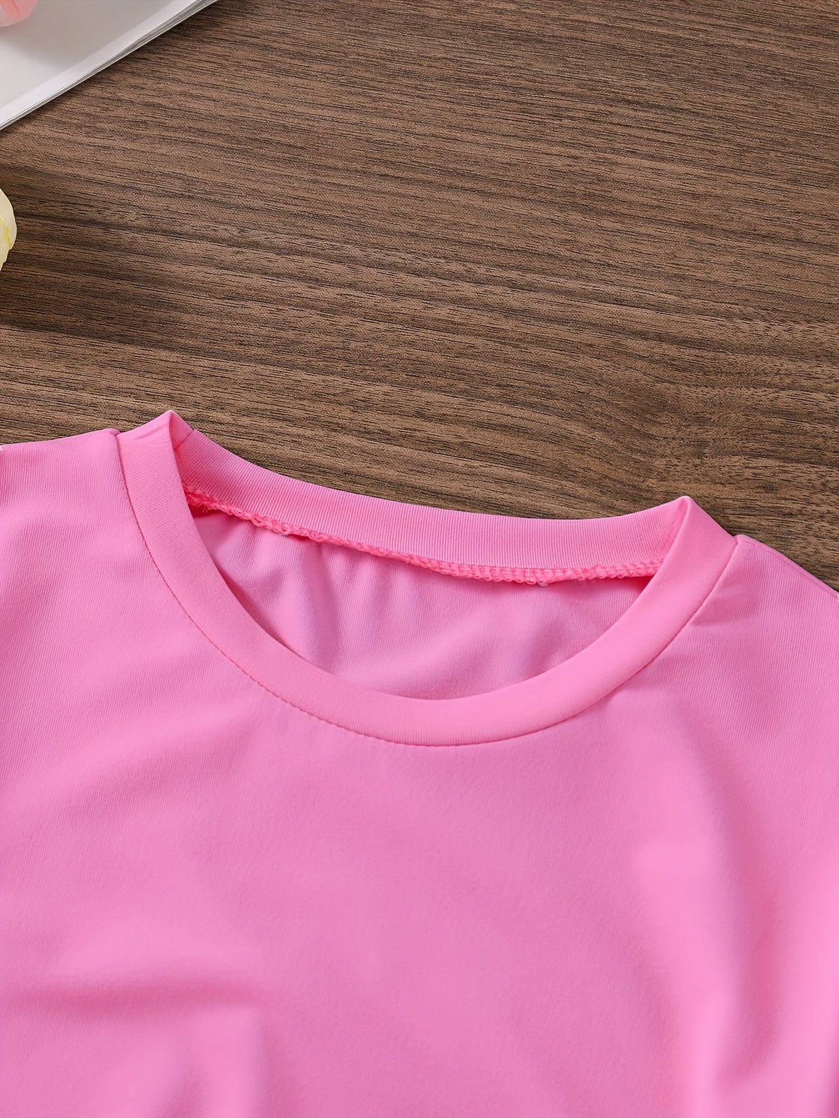 Girls' Sunshine and Hurricane Graphic T-Shirt with Short Sleeves and a Relaxed Fit for Summer Outfits
