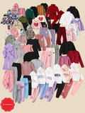 Girls' Clothing Multipack with Four Random Pieces in Assorted Colors for Fall and Winter Wardrobe Changes