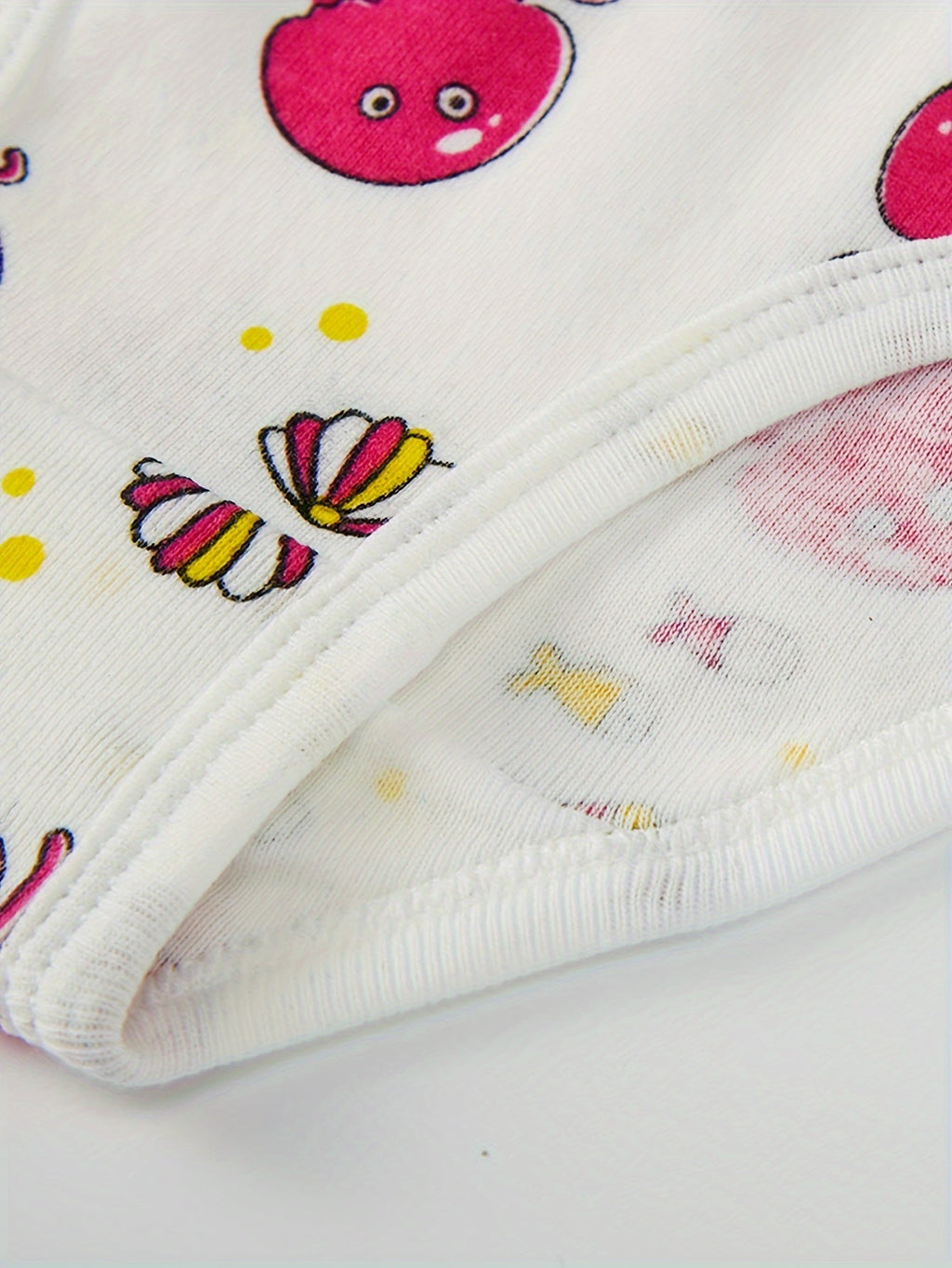 Girls' Ocean Print Briefs Six Pack with Mermaid Scales and Sea Animals for Colorful Everyday Underwear
