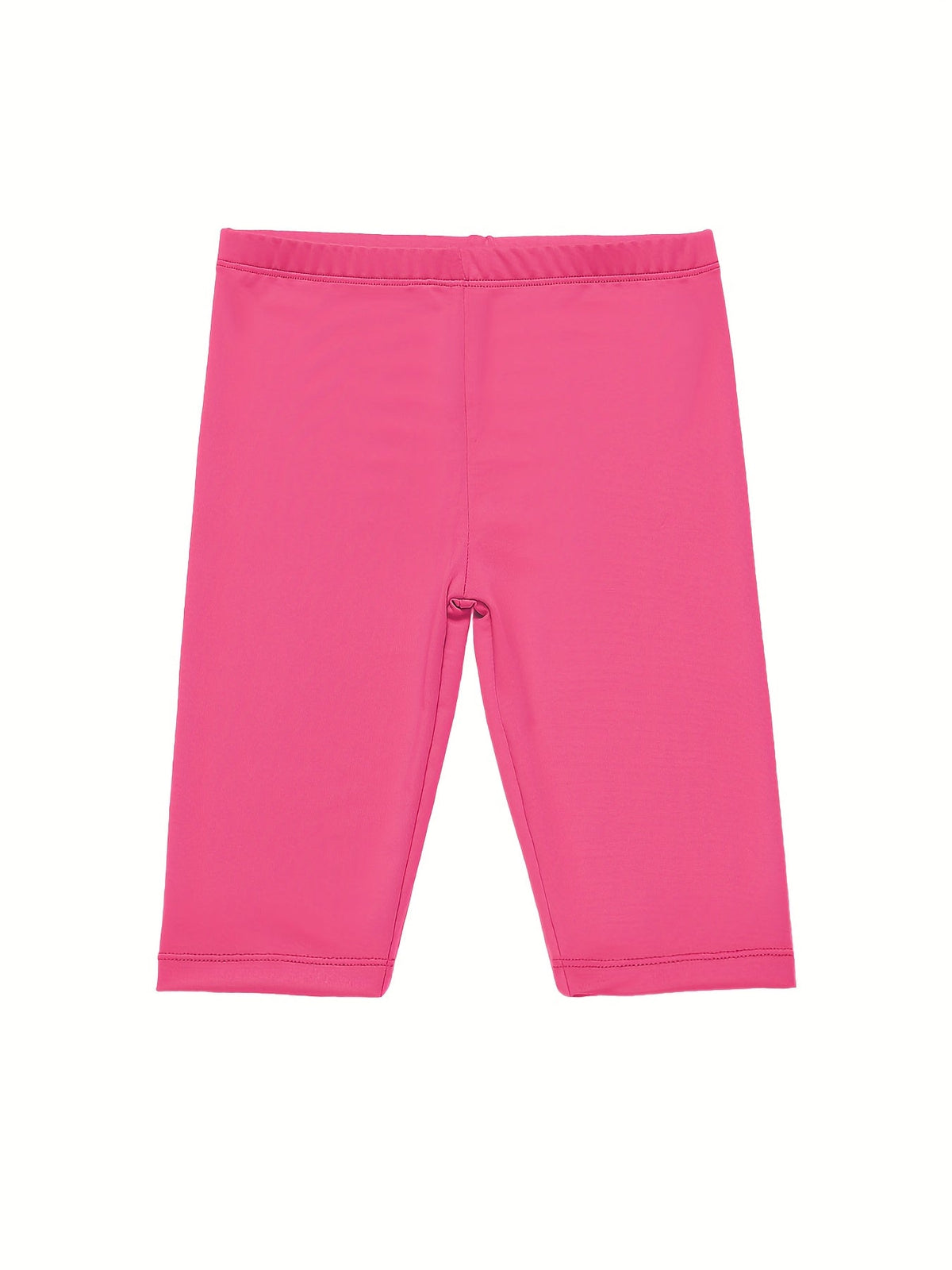 Girls' Seven-Pack Bike Shorts in a Random Assortment of Solid Colors and Prints for Everyday Outfits
