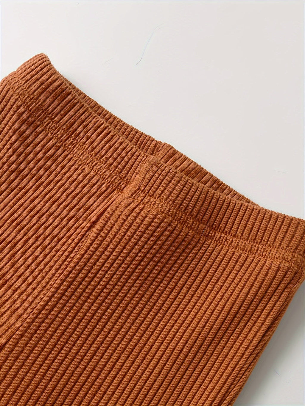 Baby Girls' Ribbed Flare Leggings 3-Pack with Ruffled Hems and Pull-On Waists for Everyday Outfit Pairing