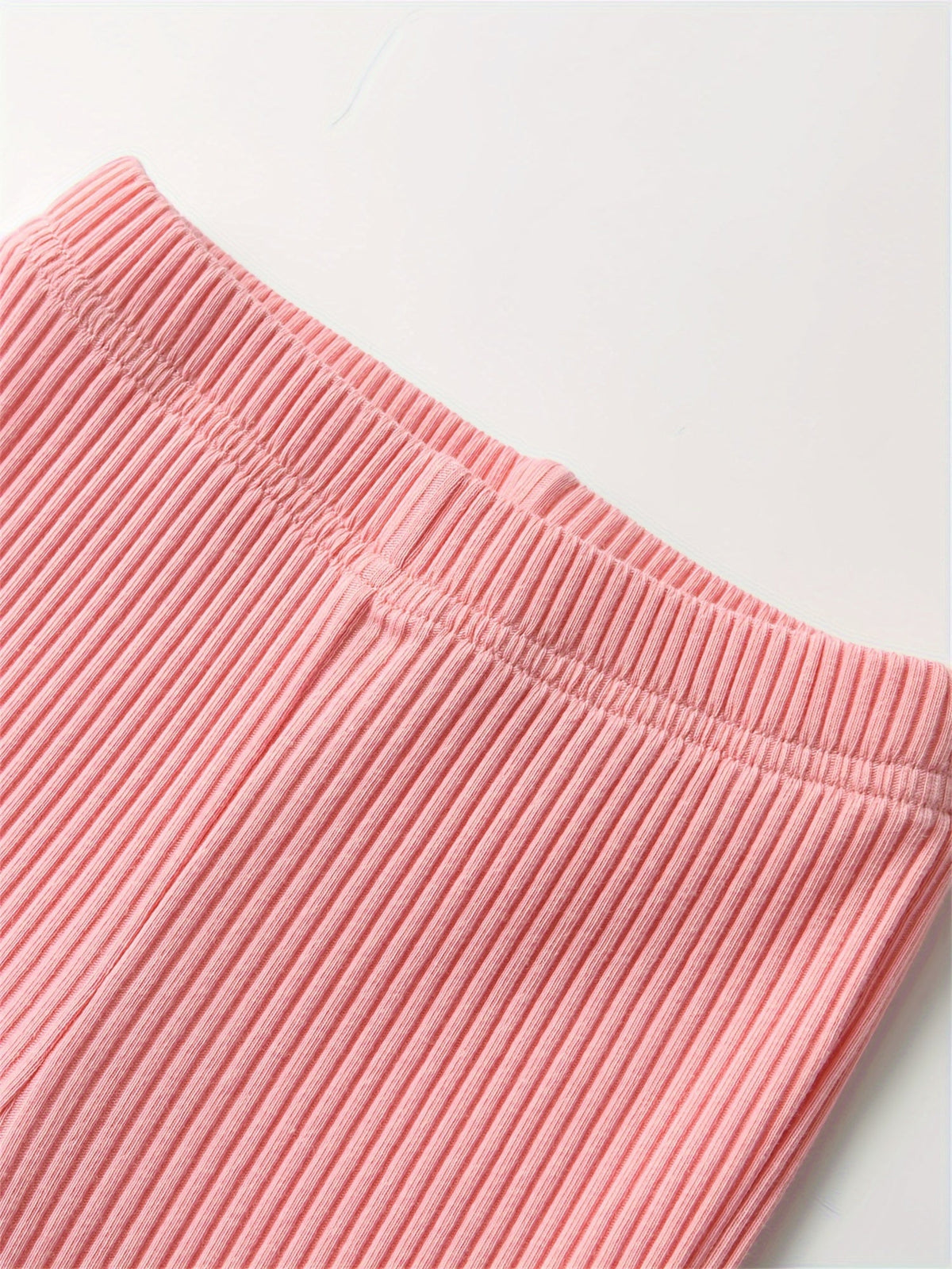 Baby Girls' Ribbed Flare Leggings 3-Pack with Ruffled Hems and Pull-On Waists for Everyday Outfit Pairing