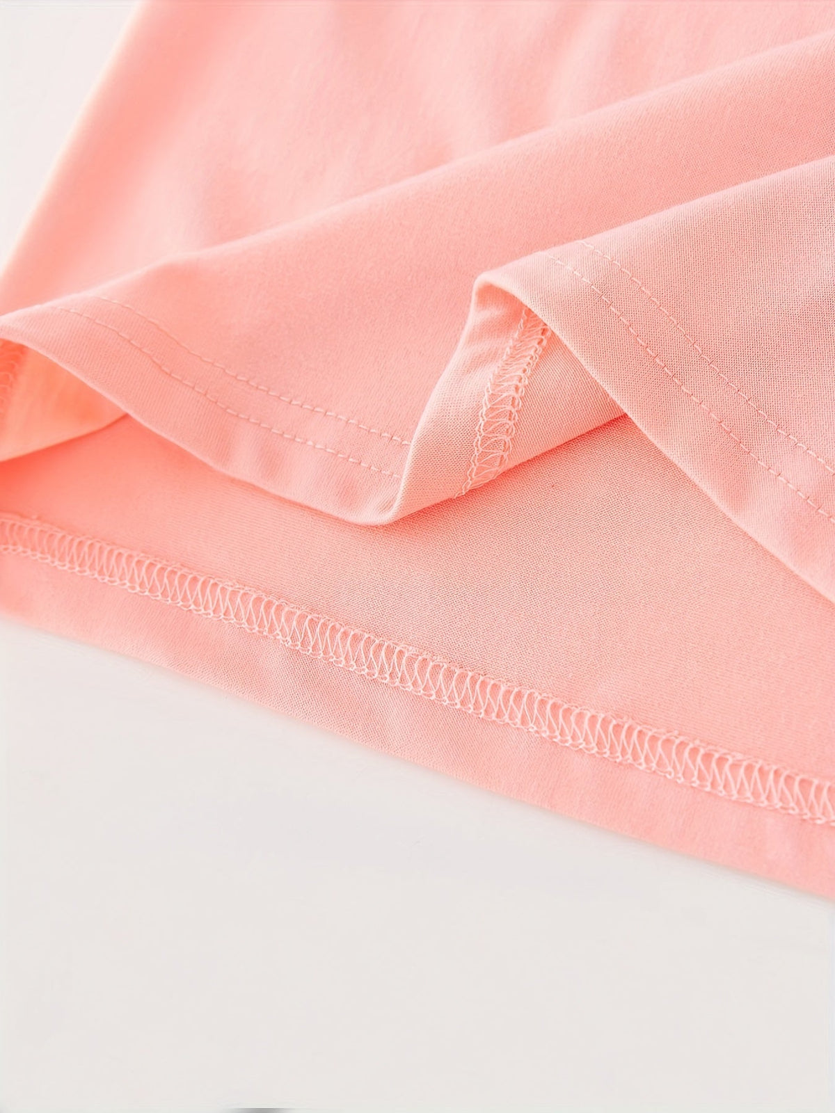 Girls' Cute But Feral Raccoon Cotton T-Shirt in Pink with a Milk Tea Graphic for Casual Summer Outfits