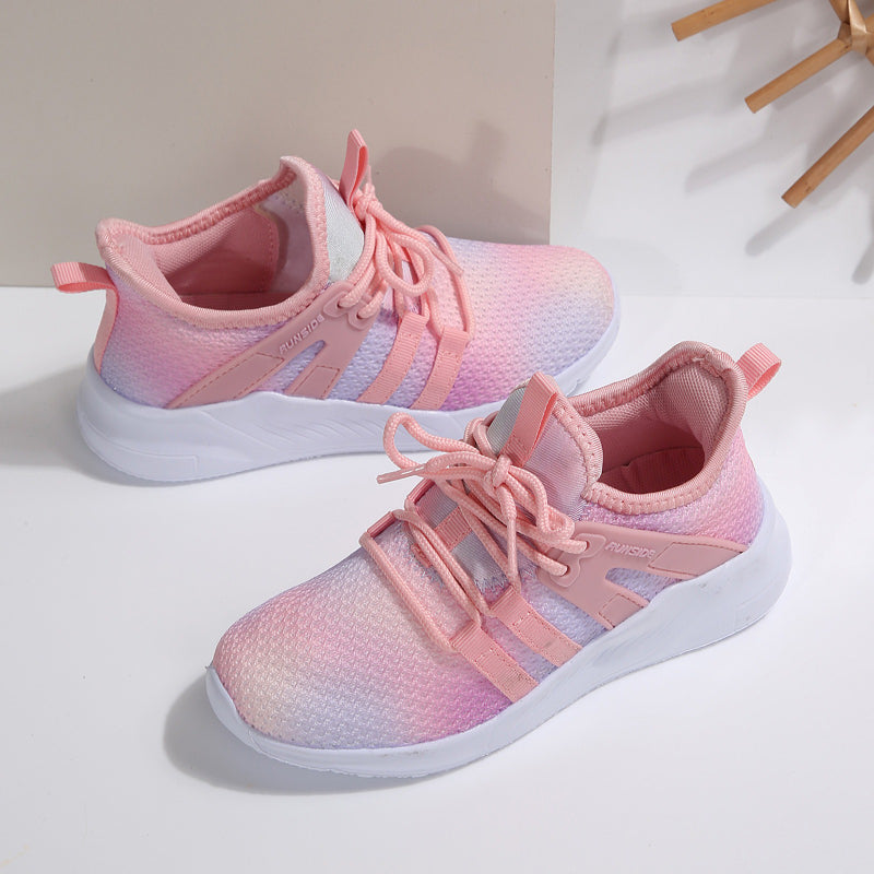 Kids' Athletic Shoes - Breathable Mesh & Cushioned Comfort