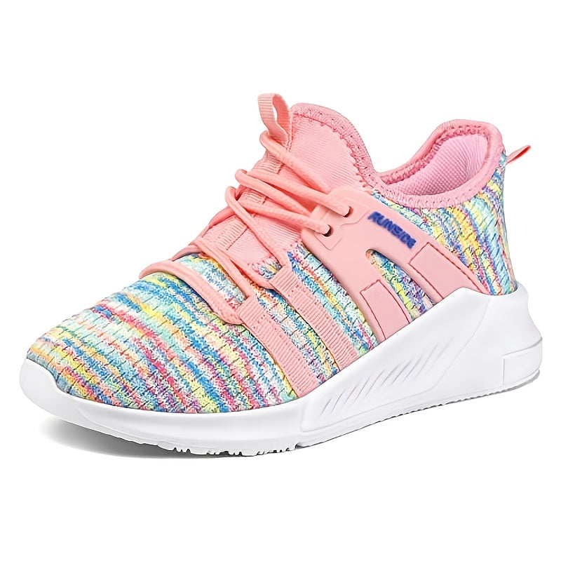 Kids' Athletic Shoes - Breathable Mesh & Cushioned Comfort