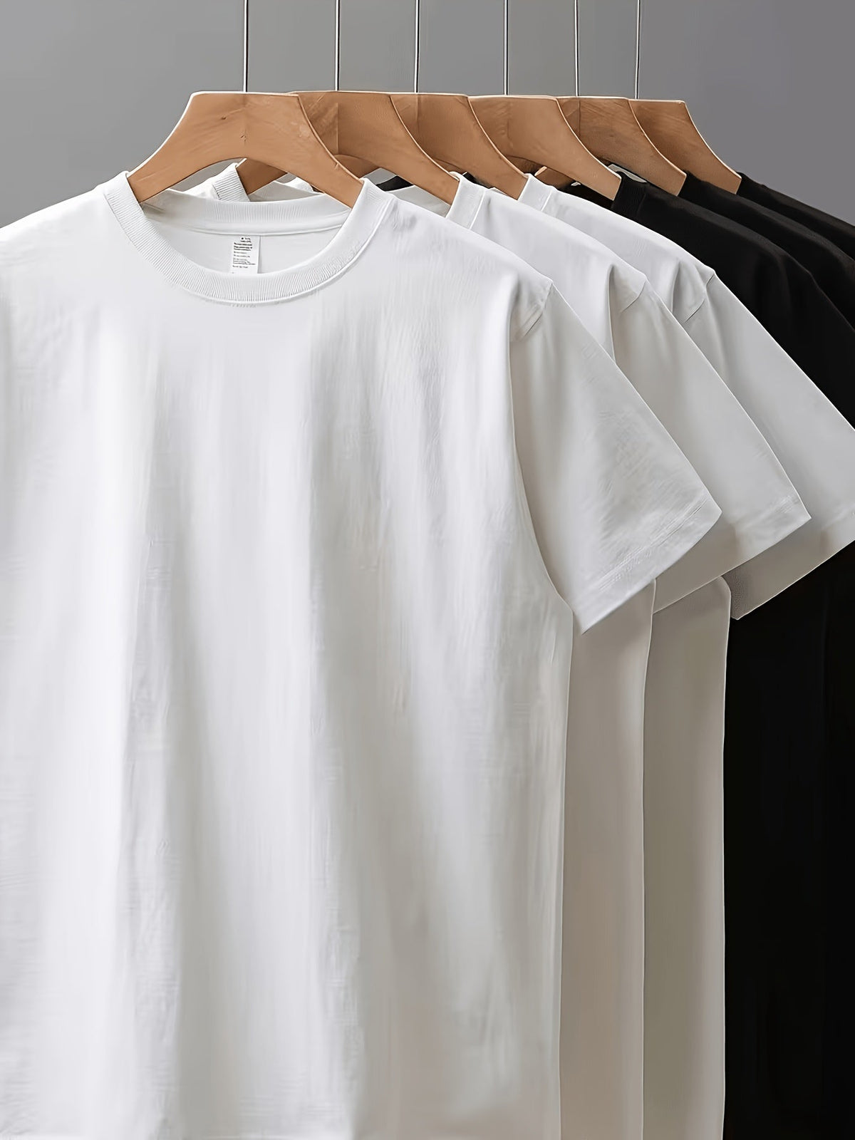 Kids' T-Shirts Eight Pack in Mixed Colors with Crew Necks and Short Sleeves for Summer Play and Everyday Wear
