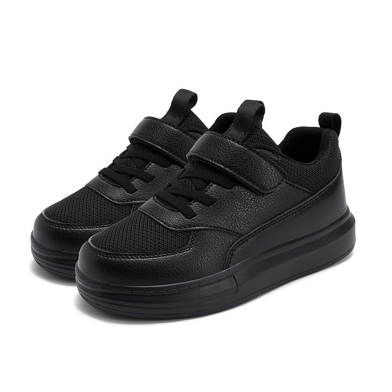 Kids' Running Shoes - Breathable Mesh & Lightweight – Black